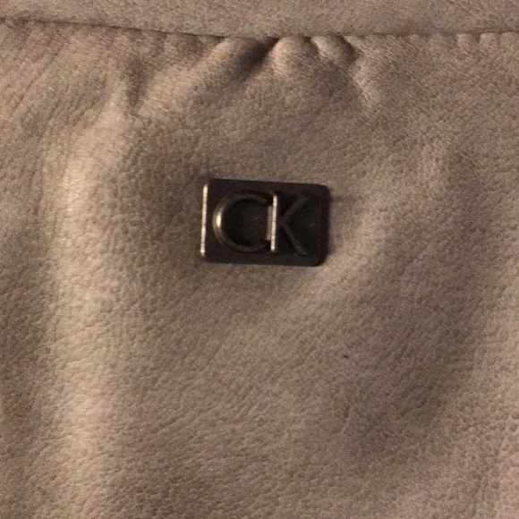 Calvin Klein faux leather motorcycle style jacket - Picture 6 of 6